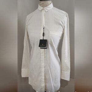 Massimo Dutti White Button Down Shirt